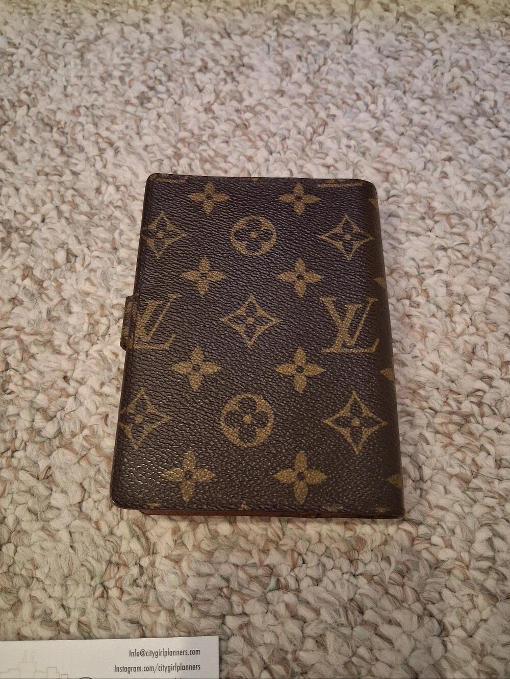 Louis Vuitton Monogram PM Pocket Planner Notebook w/ Accessories